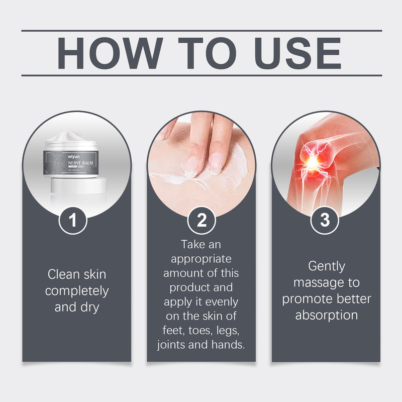 Wiyun Joint Care Cream, Gentle Skin Care Daily Body Care Herbal Formula Comfort Massage Cream
