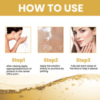 24k Gold Anti Aging Sparkling Oil Serum Lifing, Facial Firming Skin Anti-Wrinkle Eye Corner Fine Lines Law Wrinkles Lifting