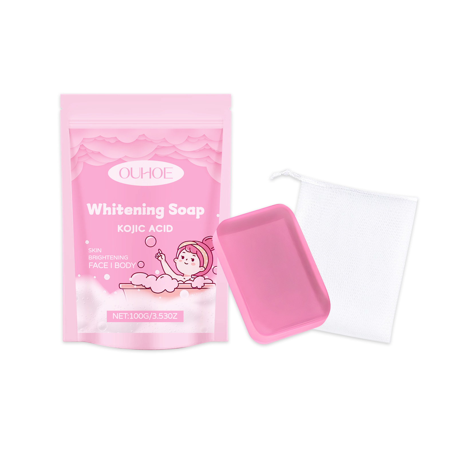 OUHOE Skin Care Bath Soap Nourishing, Hydrating, Hydrating, Tender And Gentle Cleansing Rich Foam Bath Soap