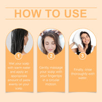 Rice Head Scrub Cleans Dandruff, Moisturizes, Fluffs And Strengthens Hair Care Scrub