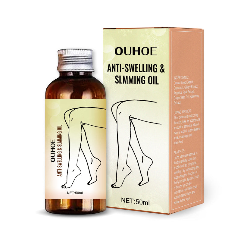 OUHOE Body Slimming Oil, Relieves Leg Swelling Shapes And Tightens Body Muscle Slimming Essence Oil