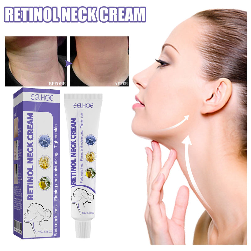 Retinol Neck Cream, Reduces Neck Lines, Moisturizes And Tightens Neck Skin Neck Massage Cream