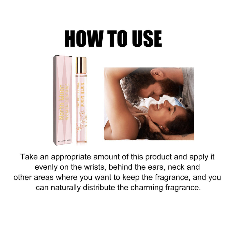 North Moon Ladies Ball Perfume, Portable Fragrance Lasting Light Fragrance Ball Perfume