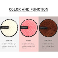 Microfiber Cloth Pads Facial Makeup Remover Puff Face Cleansing Towel Reusable Cotton Double layer Nail Art Cleaning Wipe