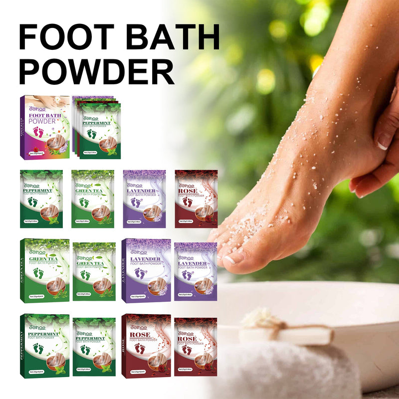 Foot Bath Salts, Moisturize Foot Skin Deep Cleansing Relieves Muscle Soreness Slimming Cold Foot Bath Salts