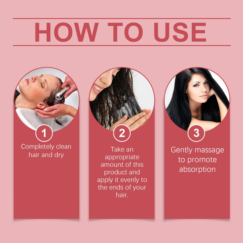 Hoegoa Leave-In Hair Care Essence Rosemary Begonia Hair Care Essence Strengthens And Nourishes Hair