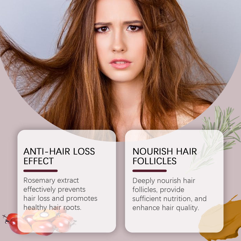 Hoegoa Batana Rosemary Conditioner Nourishes, Softens And Restores Dry Hair, Split Ends And Shines