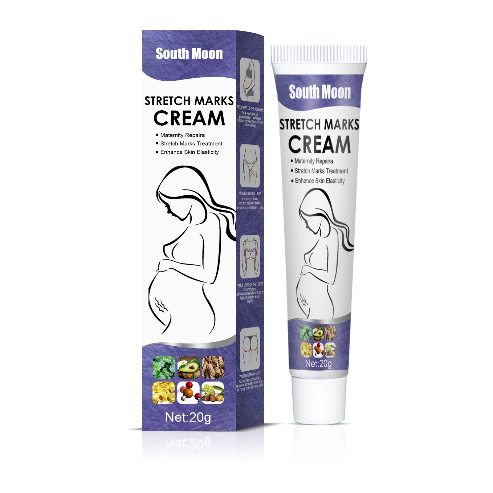 Skin Repair Cream, moisturizing and smoothing post-natal skin repair external cream