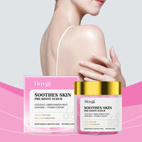 Hoygi Hair Removal Pre-Shave Scrub, Gentle Cleansing Care Smooth Moisturizing Hair Removal Scrub Applied All Over The Body