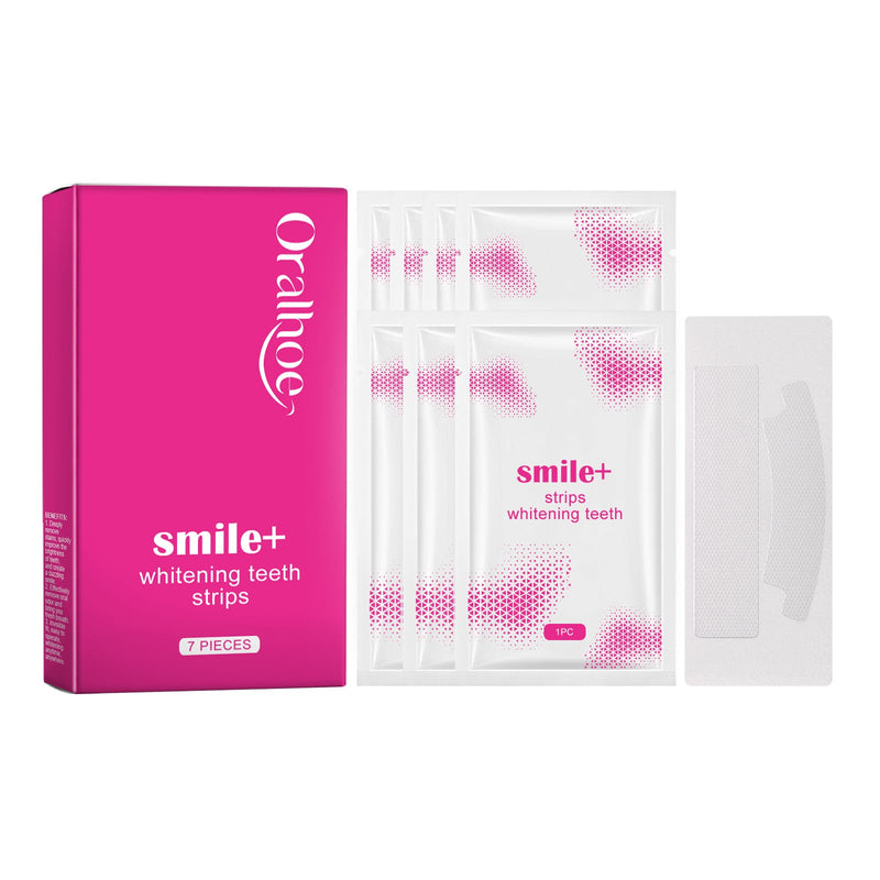 Oralhoe Teeth Whitening Adhesive For Cleaning Mouth Stains Tartar Teeth Yellow Teeth Whitening Portable Adhesive