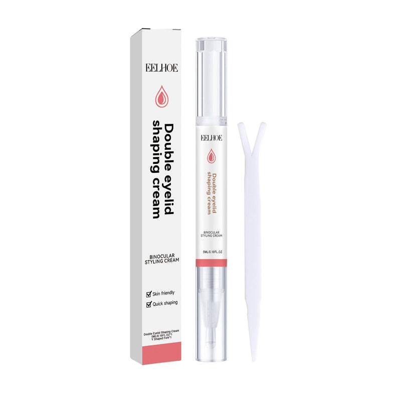 EELHOE Double Eyelid Styling Cream Long-Lasting Natural Non-Trace Invisible Non-Glue Double Eyelid Instant Dry Eye Cream