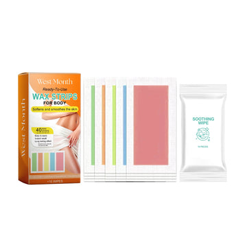Waxed Hair Removal Paper, Armpit Leg Full Body Hair Removal Treatment Gentle Does Not Stimulate Smooth Skin