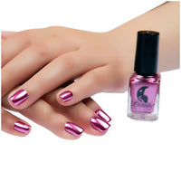 14 Color 6ML Women Fashion Sexy New Metallics Nail Polish Mirror Nail Polish Beauty Makeup Accessories