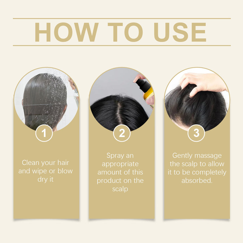 Rosemary Ginger Hair Spray, Repair Dry Hair, Smooth Hair And Prevent Hair Loss