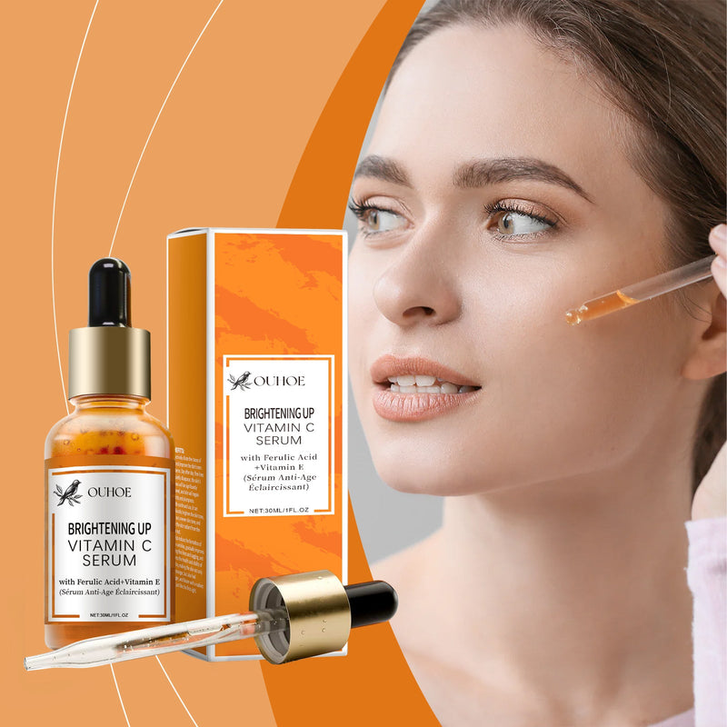 Ouhoe Vitamin C Brightening Essence Hydrates, Tightenes And Tightenes Delicate Skin And Pores