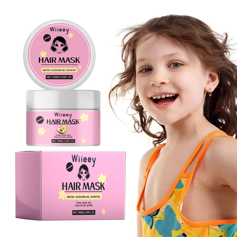 Avocado Nourishing Hair Mask Brightening Smooth Hair Nourishing Frizzy Split Ends Repairing Hair Mask