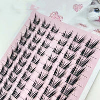 Sunflower Comics Pure Desire Eyelash Simulation Natural Thickening Large Segmented Trilogy False Eyelash Laziness