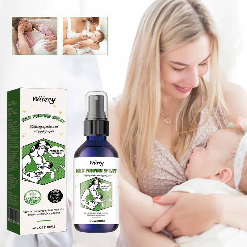 Wiieey Breast Spray Relieves Nursing Discomfort Repair Moisturizes Skin Breast Feeding Breast Care Spray