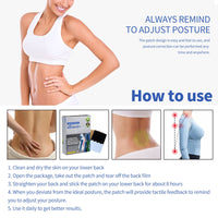 Postural Correction Patch, Shoulder Lumbar Spine Back Posture Correction Back Anti-Hunchback Body Care Patch