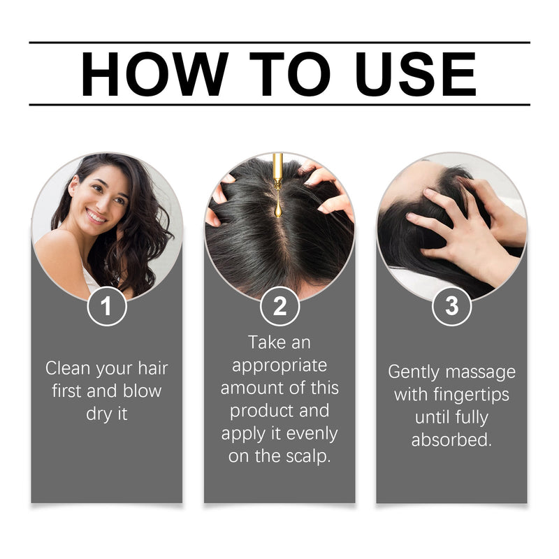 Palm Oil Hair Care Essence, Scalp Massage Treatment Repair Dry Hair, Soft And Solid Hair