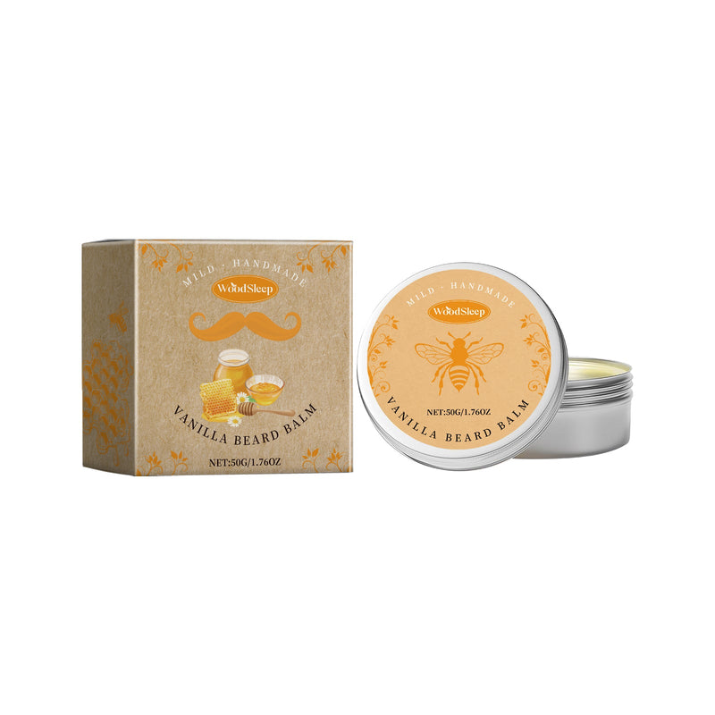 WoodSleep Men's Beard Balm Gentle Nourishing Beard Fragrance Soft, Bright And Three-Dimensional Shape