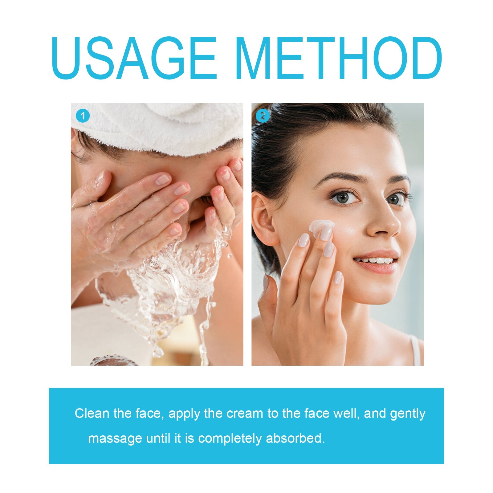 WIYUN Hyaluronic Acid Face Cream, Fade Wrinkles Repair Skin Barrier Moisturizing Moisturizing Skin Anti-Wrinkle Cream
