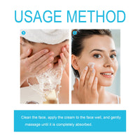 WIYUN Hyaluronic Acid Face Cream, Fade Wrinkles Repair Skin Barrier Moisturizing Moisturizing Skin Anti-Wrinkle Cream