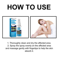 Psoriasis Herbal Treatment Spray, Repair Hands And Feet Skin Redness And Itchiness Moisturizing Smooth Skin Care Spray