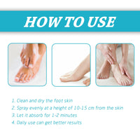 OUHOE Foot Spray Foot Skin Moisturizing, Anti-Cracking, Deodorizing, Deodorizing And Repairing Nail Care Spray