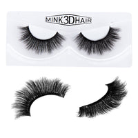 Explosive 3D Mink Hair False Eyelashes Curled Soft Slender Three Dimensional Thick False Eyelashes