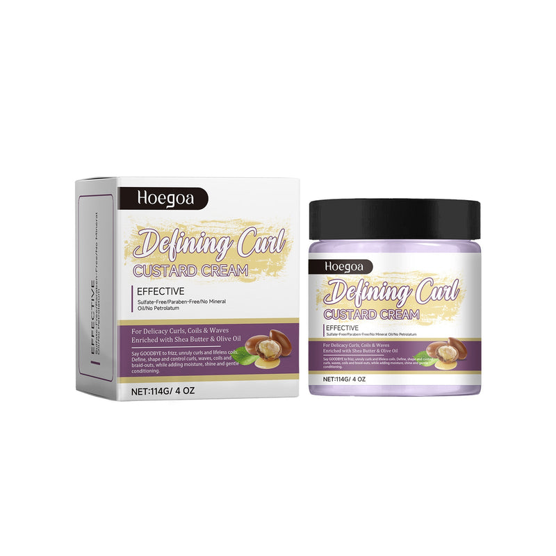 Non-Evaporating Film Curl Cream Nourishes And Restores Curly Hair Elastic Volumizing Long Lasting Styling Cream For Lazy People