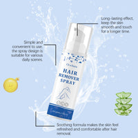 OceAura Mousse Hair Removal Spray Gentle Non-Irritating Moisturizing Moisturizing Smooth Body Skin Delicate Hair Removal