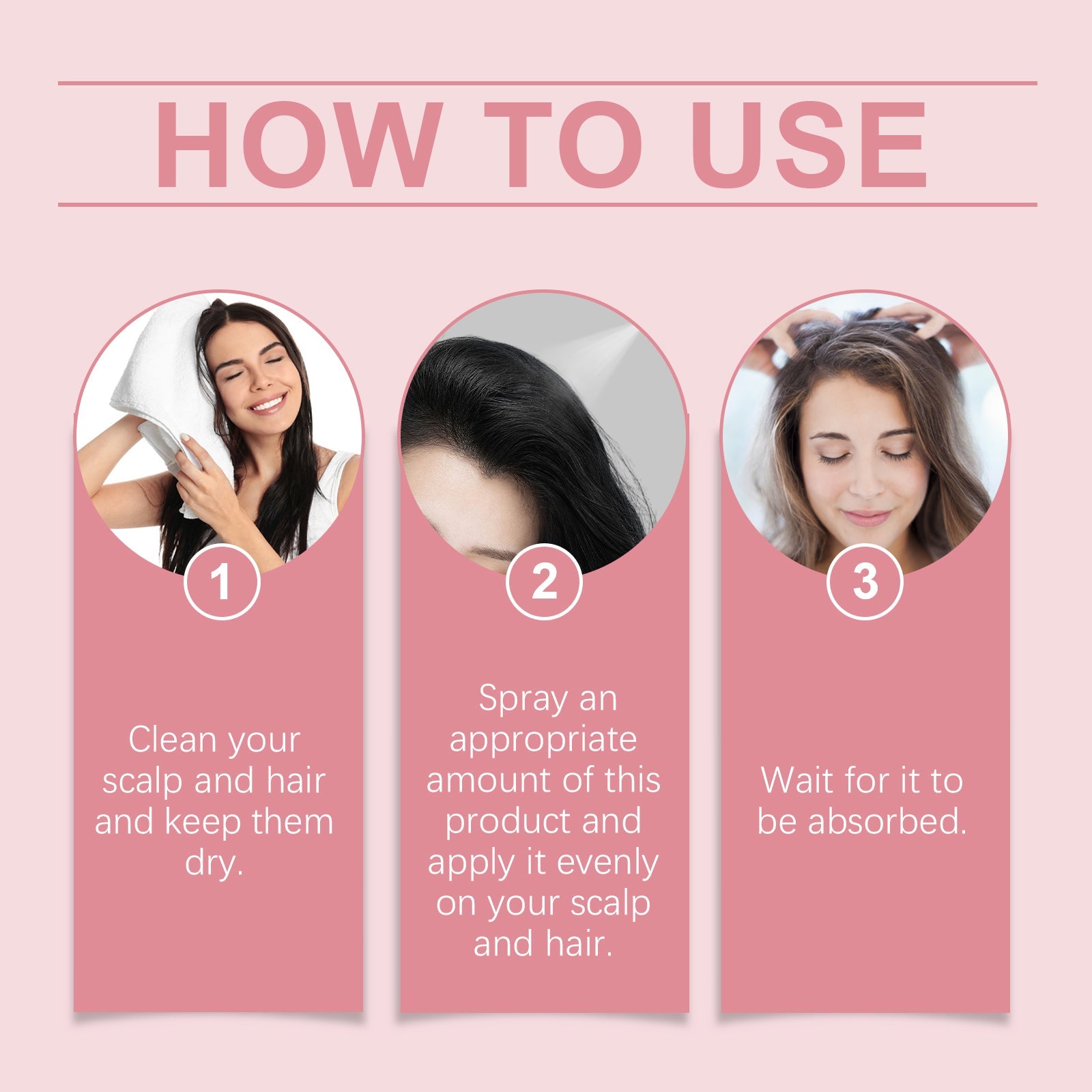 Hoegoa Hair Spray, Gentle Nourishing Scalp Moisturizing And Supple Improving Hair Condition Treatment Essence Spray