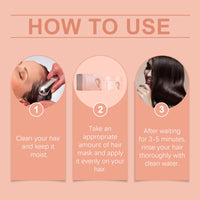 OUHOE 10 Minute Superfood Hair Mask, Nourishing And Hydrating Repair Dry And Irritated Hair Smooth Glossy Oil Control Hair Mask