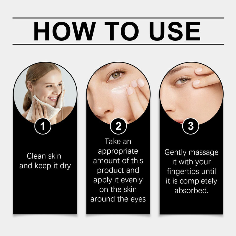 Eye Cream For Eyebags, Mild Skin Lotion To Reduce Puffy And Dark Circles Under The Eyes