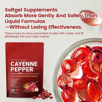 Vitamin D3+K2 Capsules CAYANNE PEPPER Chili Capsules 240 capsules