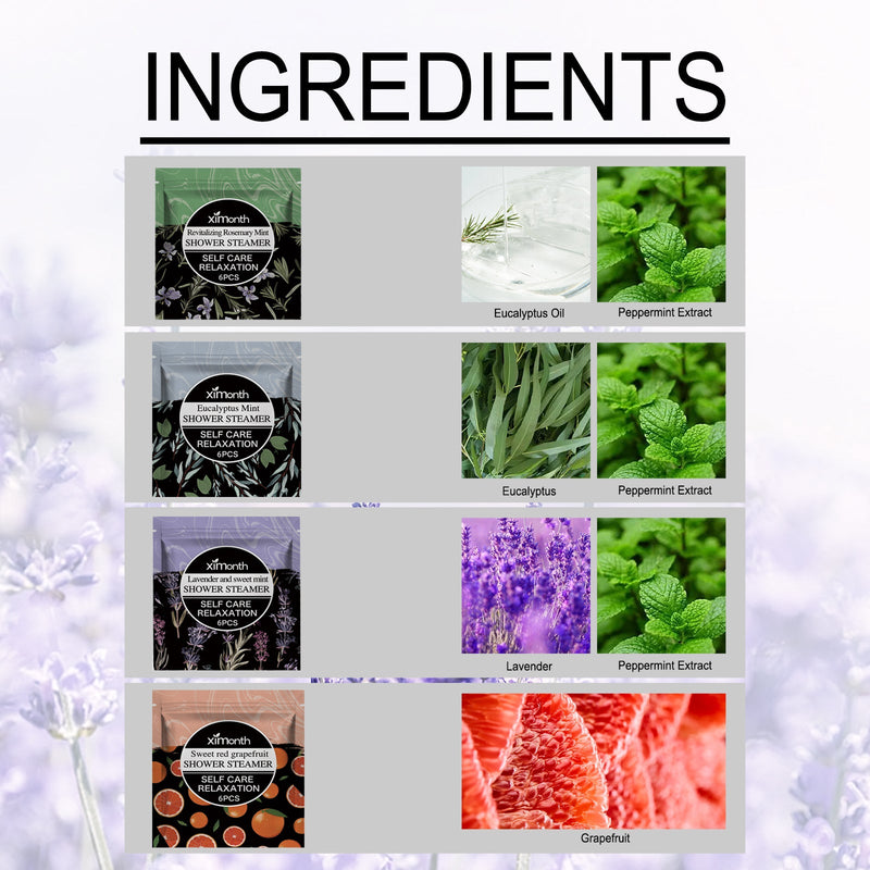 Aromatherapy Bath Shower Tablets - Refreshing Long-Lasting Fragrance Cleansing