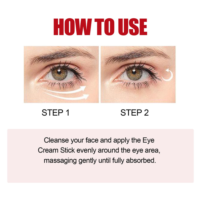Retinol Eye Stick, Hydrating And Moisturizing Care For Dark Circles Under Eyes And Bags Around Eyes Creme