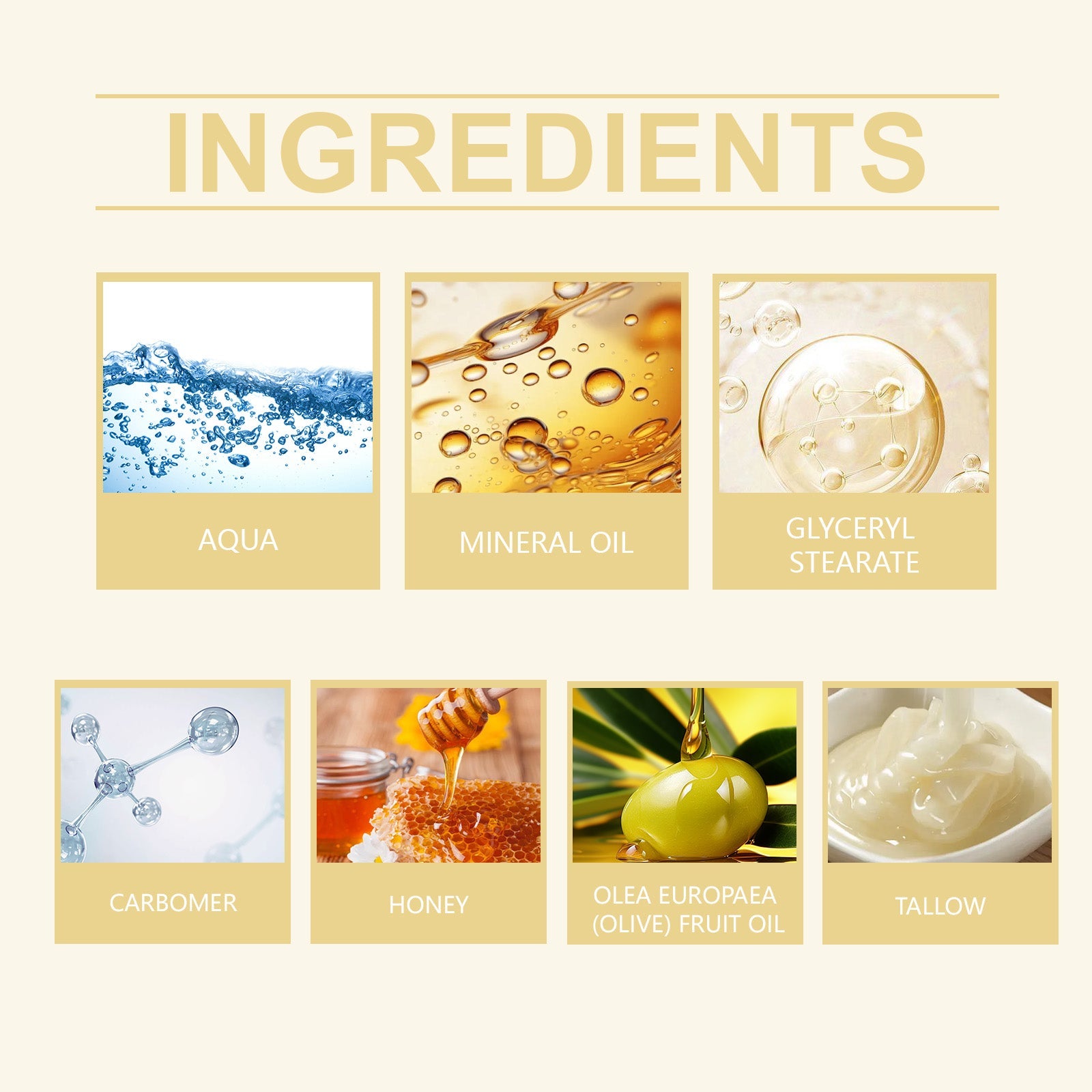 Tallow Honey Moisturizer For Deep Body Moisturizing, Hydrating And Maintaining Skin Elasticity