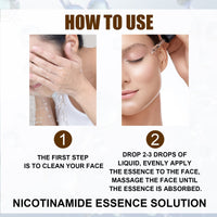 Shrink Pore And Brighten Skin Essence, Moisturize And Lighten Spots Shrink Pores Nicotinamide Original Solution Essence