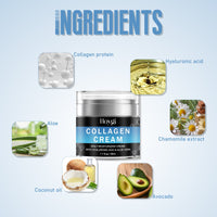 Collagen Cream, Reduces Fine Lines, Tightens Skin, Hydrates And Moisturizes Anti-Aging Face Cream