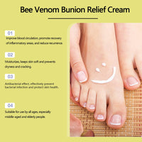 Bee Venom Bunion Relief Cream Foot Thumb Valgus Relief Joint Pain Activating Care Cream