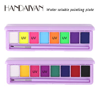HANDAIYAN Water Soluble Body Paint Cream Eyeliner Eye Shadow Ultraviolet Luminous Paint Face And Body Paint