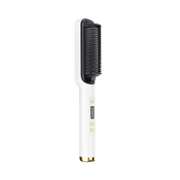 Straight Hair Comb, Lcd, Household Negative Ion Lazy Person Curling Stick, Dual Purpose Hair Salon, Electric Hair Straightener