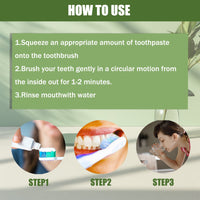 Enzyme Brightening And Balancing Toothpaste, Deep Clean Teeth Yellow Stains Repair Teeth Whitening Fresh Breath