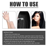 Fruit And Vegetable Hair Cream, Natural, Mild And Long-Lasting, Does Not Hurt The Scalp. Easy To Apply Dark Hair Cream