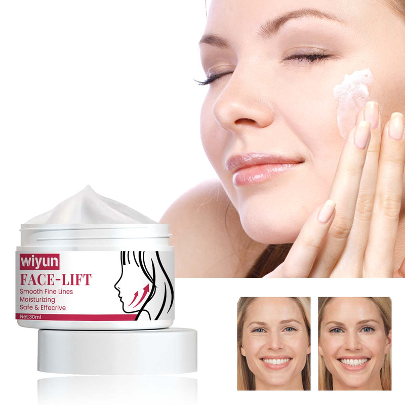Wiyun Face-Lift Cream, Firming And Lifting Face Skin Lighten Fine Lines And Wrinkles Hydrating Anti-Aging Cream