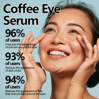 Coffee Eye Serum, Fade Dark Circles Wrinkle Moisturizing And Hydrating Eye Care Essence