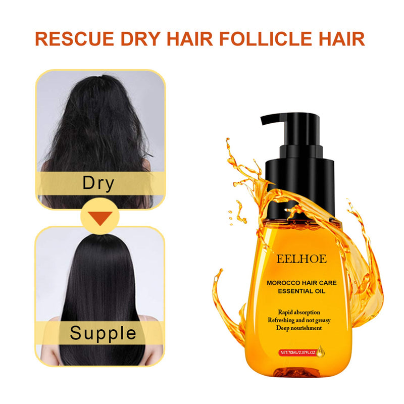 EELHOE Hair Essential Oil, Improve Frizz And Nourish Hair Oil Soften Hair Essential Oil