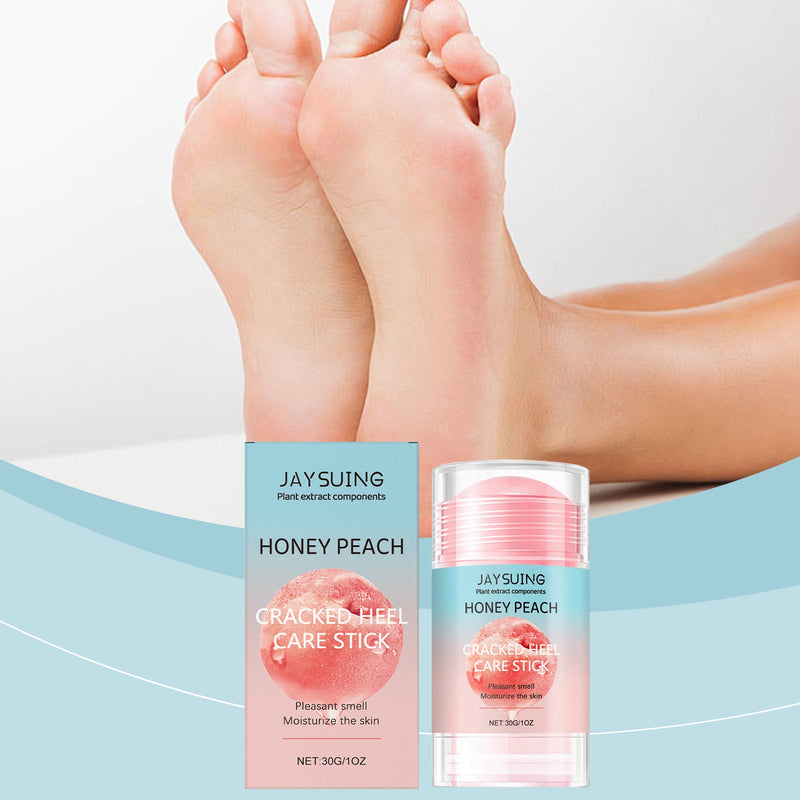 Jaysuing Foot Moisturizing Treatment Stick, Peach Flavor Moisturizing And Nourishing Foot Skin Care Stick